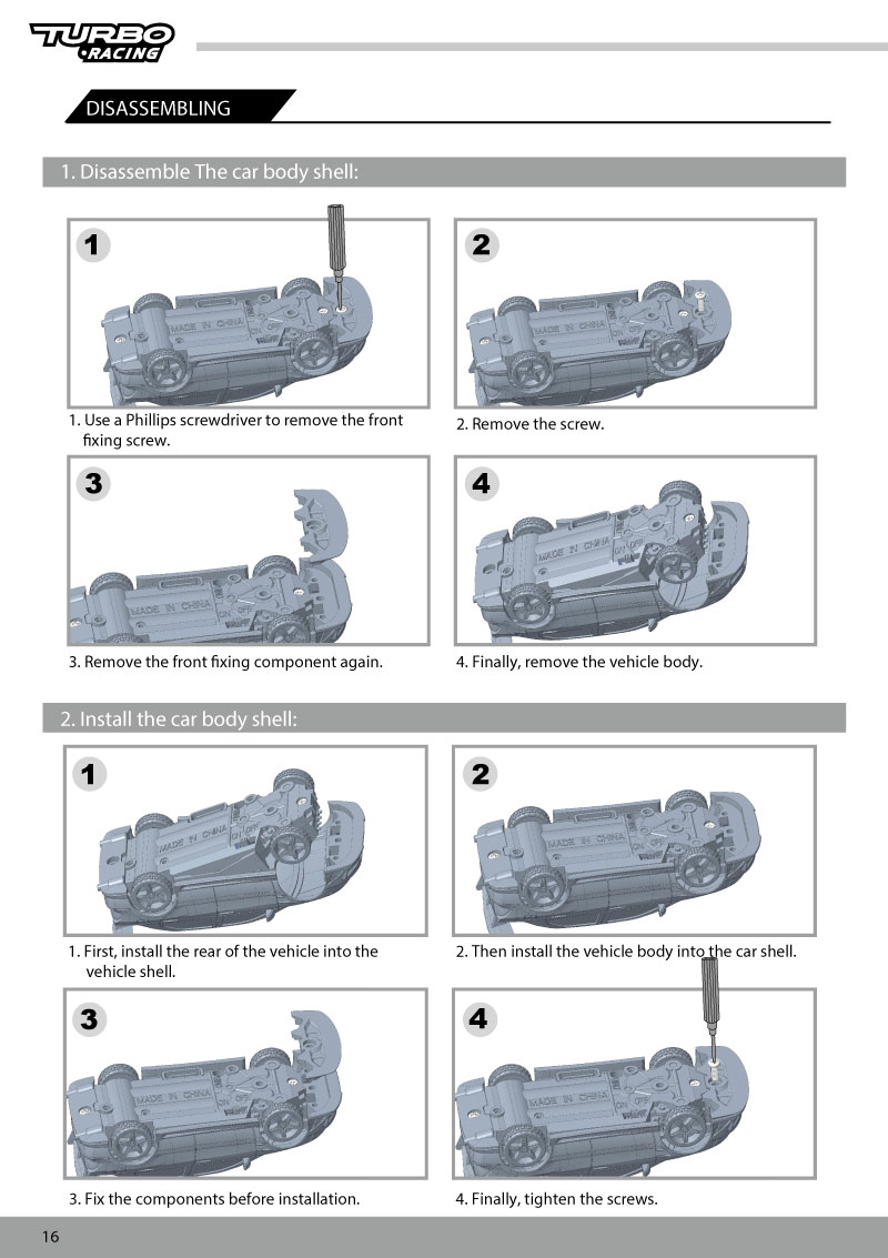 C76-ON ROAD RC car-Manual
