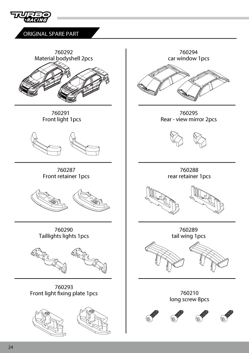 C76-ON ROAD RC car-Manual