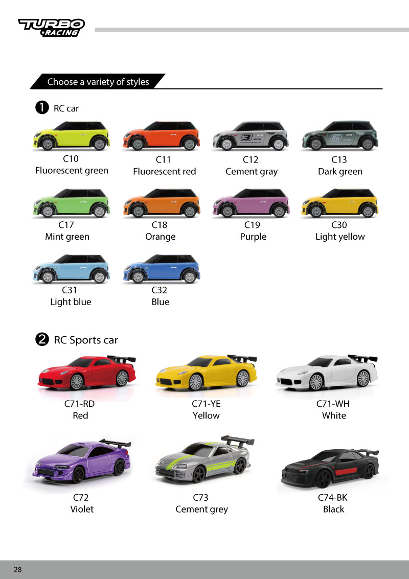 C76-ON ROAD RC car-Manual
