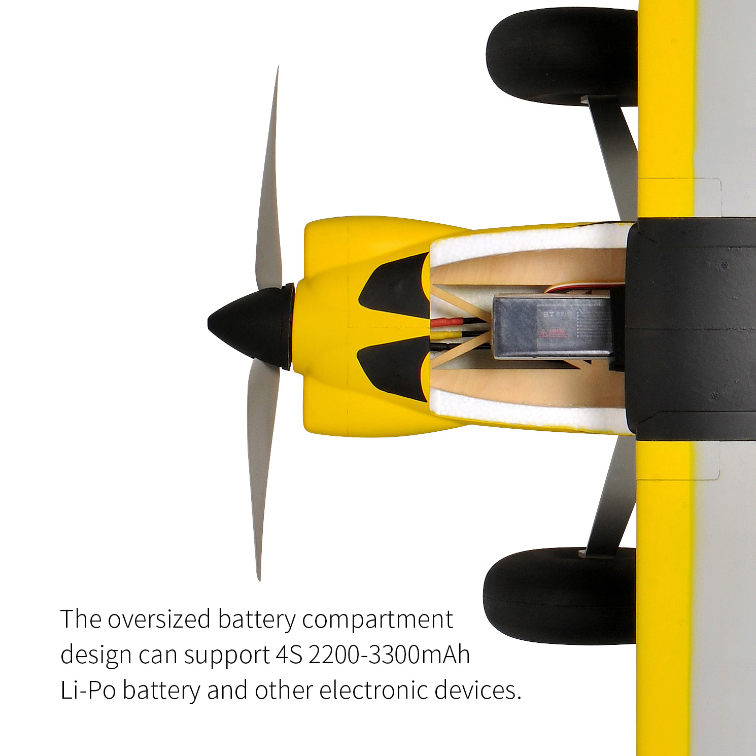 TOP RC HOBBY 1500MM S CUB YELLOW
