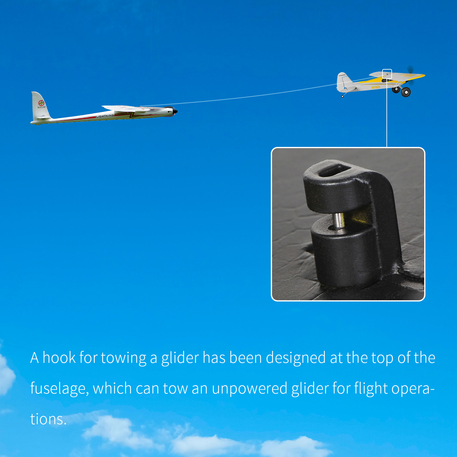 TOP RC HOBBY 1500MM S CUB YELLOW