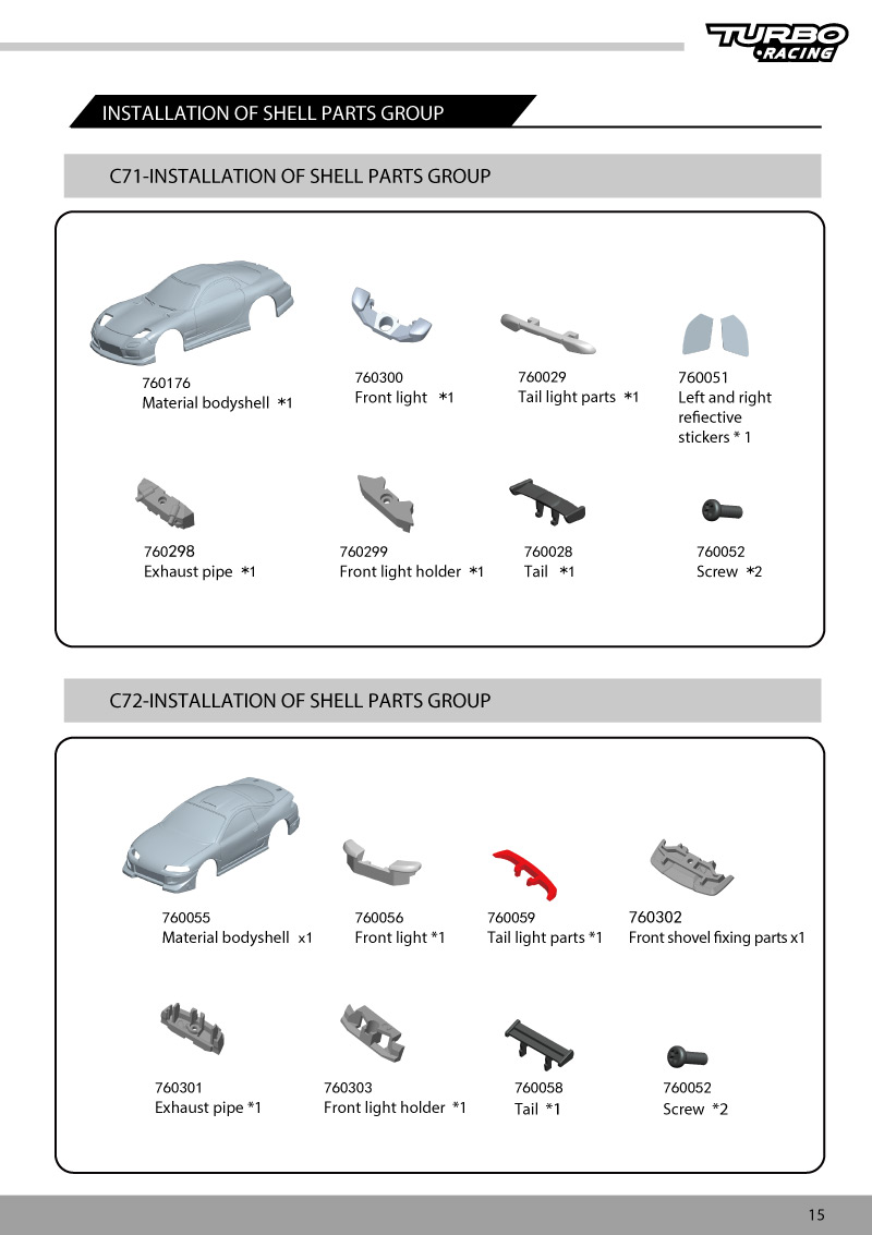 C71-LE/C72-LE/C73-LE/C74-LE Lnstruction manual