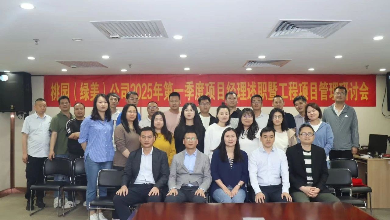 桃園公司召開2025年第一季度項目經理述職暨項目管理研討會 桃園公司召開2025年第一季度項目經理述職暨項目管理研討會