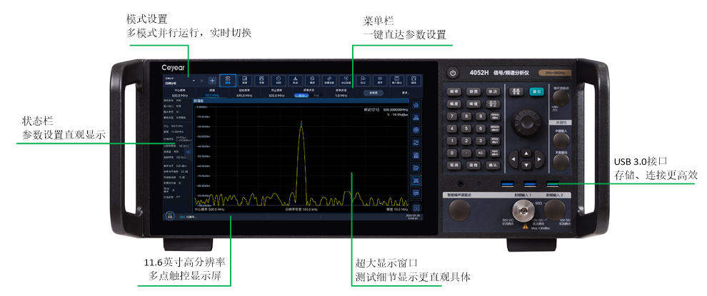 4052系列信号/频谱分析仪 4052系列信号/频谱分析仪