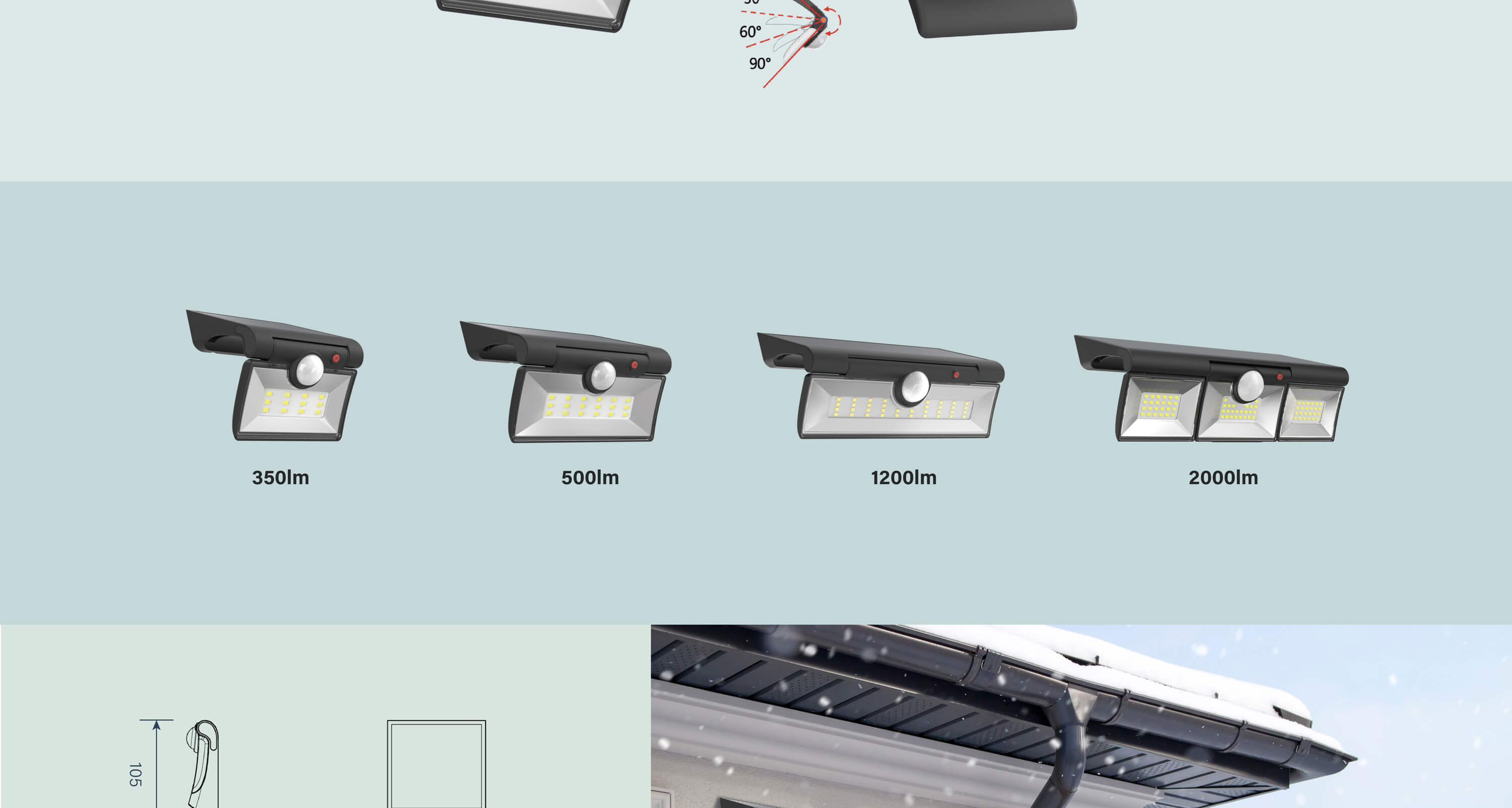 Solar Security Light K40450
