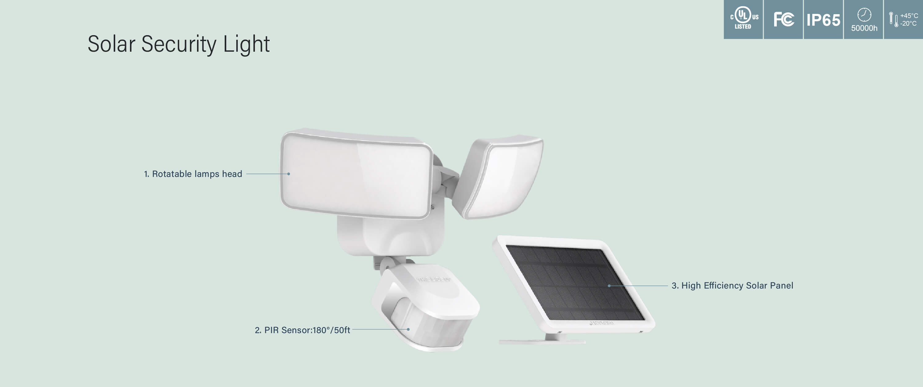 Solar Security Light K40551