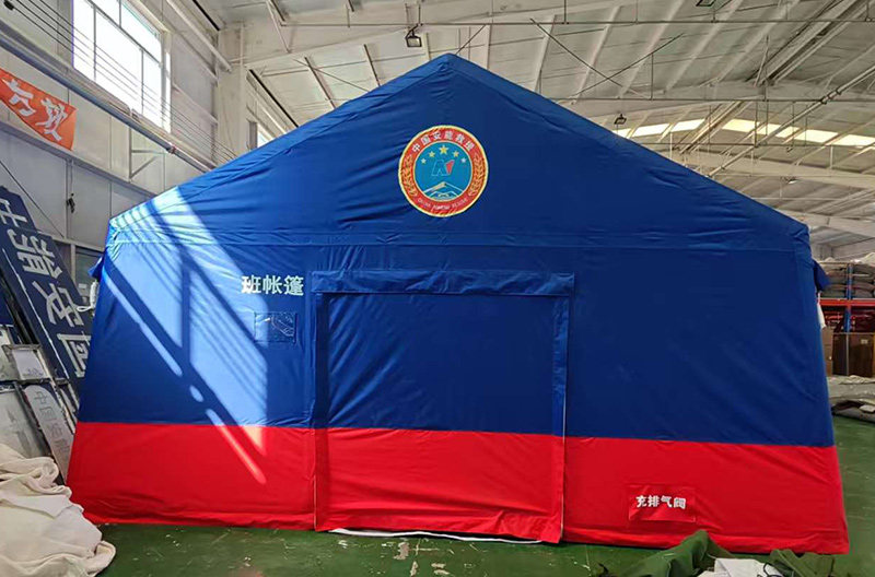携手亚图卓凡，中国安能 9 套充气帐篷扩充应急 “护盾”