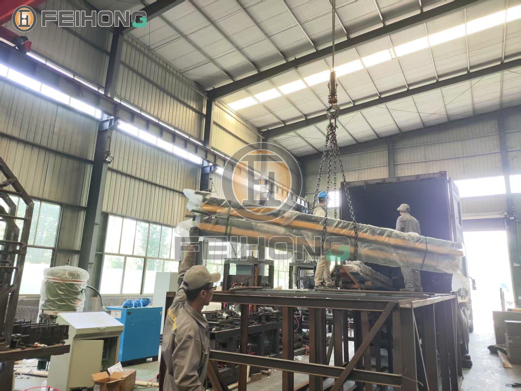 飞宏5套智能钢筋加工设备助力施工项目建设