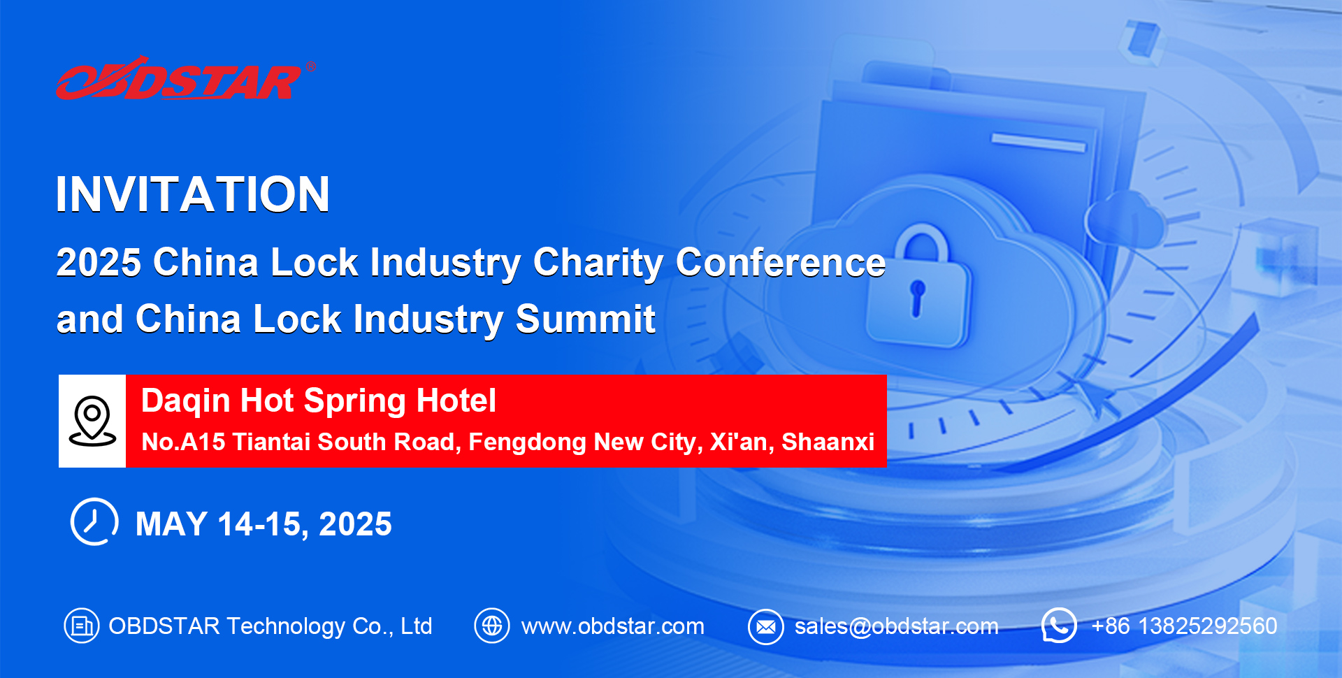 Invitation for Xi an Lock Industry Summit 2025