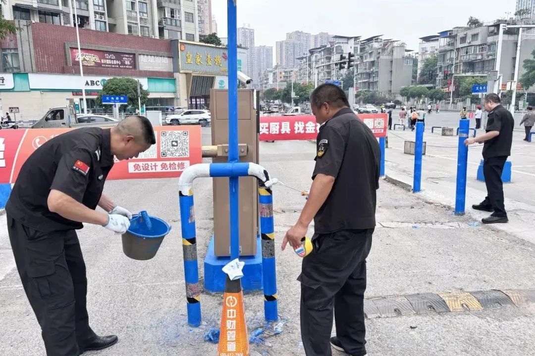 除锈焕新保畅行:集团重庆市场开展专项行动筑牢停车安全屏障 除锈焕新保畅行:集团重庆市场开展专项行动筑牢停车安全屏障