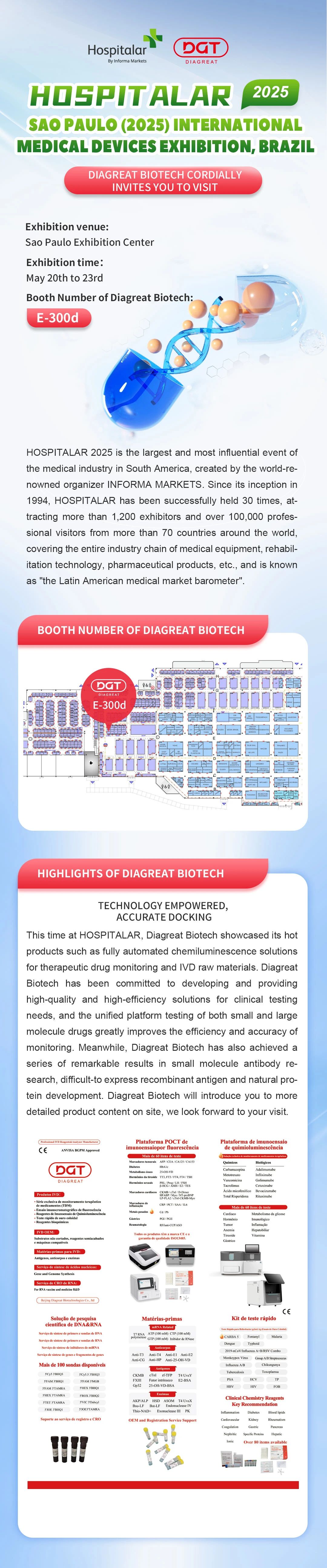 2025 Hospitalar | DIAGREAT INVITATIONS