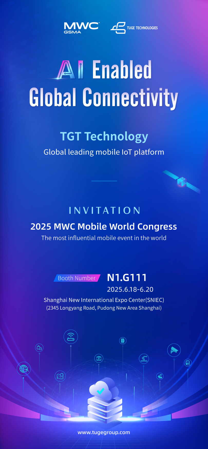 AI enabled global connectivity | TUGE Technologies Invites You to Join MWC Shanghai 2025 AI enabled global connectivity | TUGE Technologies Invites You to Join MWC Shanghai 2025