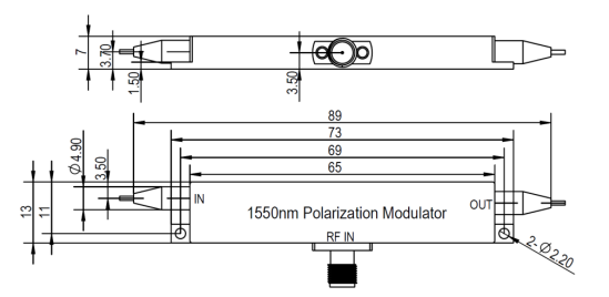 1550nm Polarization Modulator 1550nm Polarization Modulator