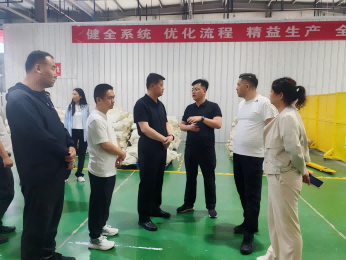 新疆沙湾市考察团到中陕核杨凌辐照公司考察交流   