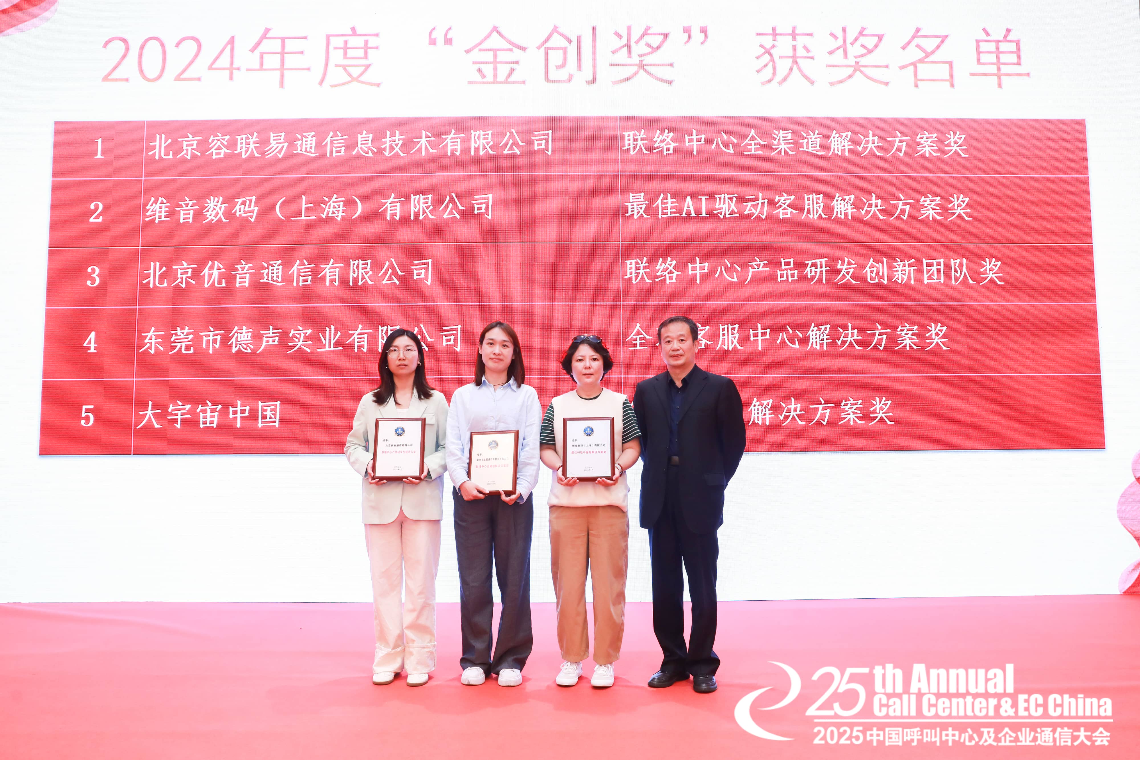 维音荣膺CTI金创奖,AI智能客服引领行业升级新风向 维音荣膺CTI金创奖,AI智能客服引领行业升级新风向