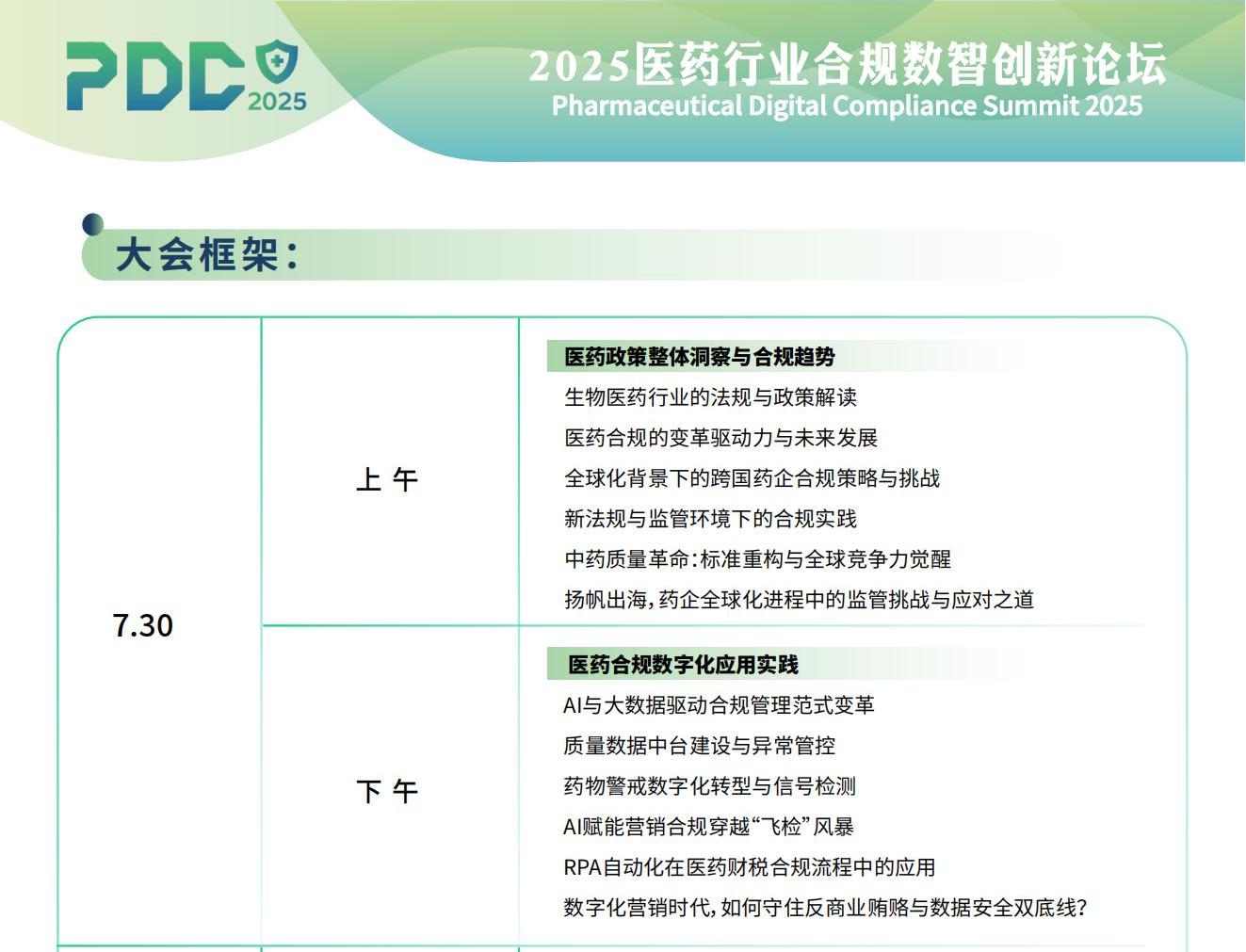 2025医药行业合规数智创新论坛