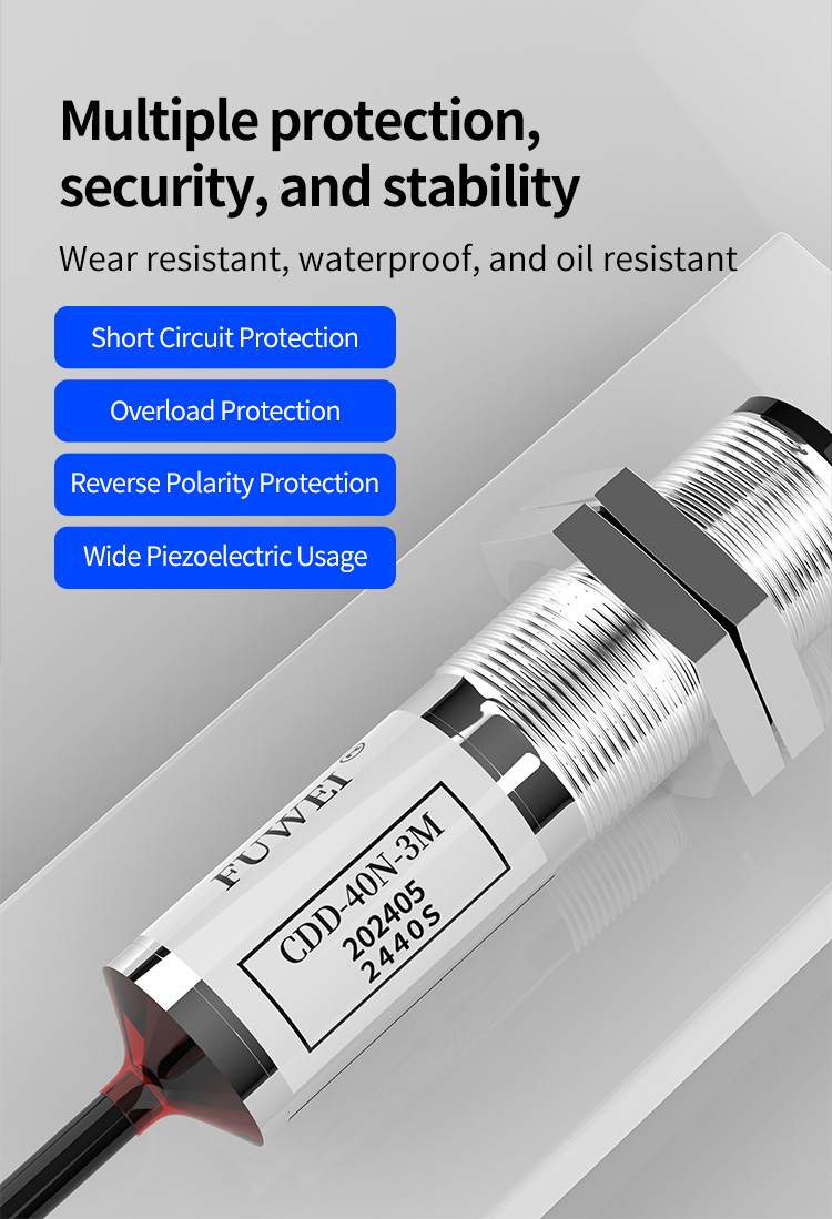 Precision anti-interference diffuse reflection expert: CDD-40N-3M photoelectric switch Precision anti-interference diffuse reflection expert: CDD-40N-3M photoelectric switch