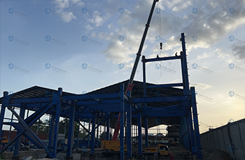 洗衣粉生产工厂开始建设