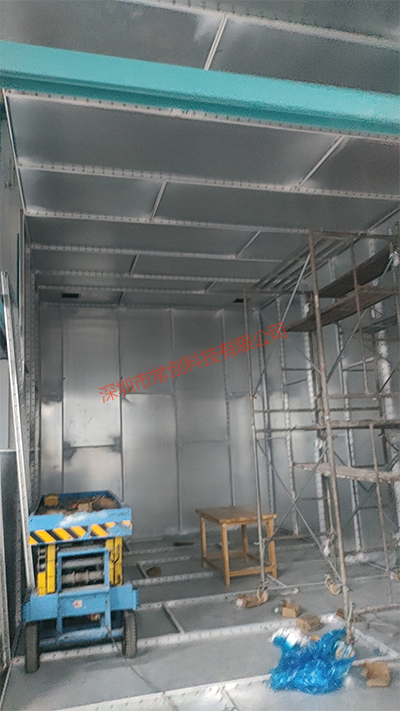 电波暗室屏蔽体搭建