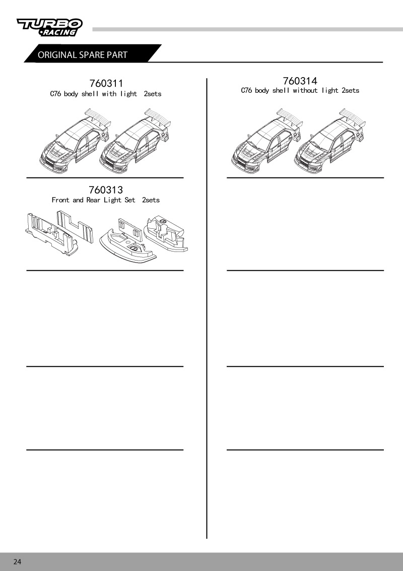 C76-ON ROAD RC car-Manual