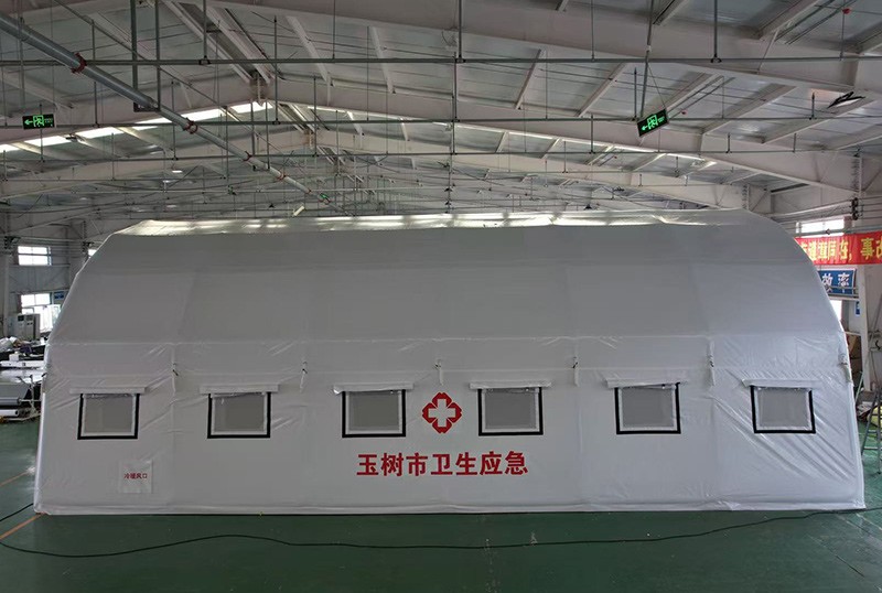 提质强能！玉树市卫生应急部门新添多套医疗充气帐篷