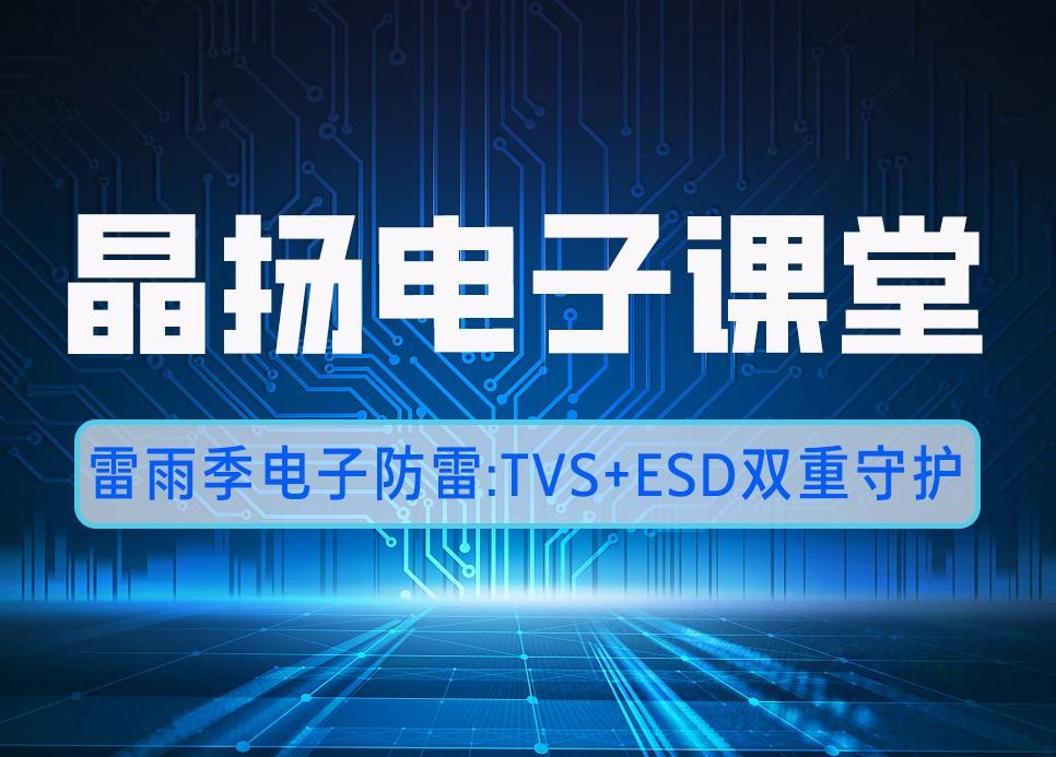 晶扬电子课堂 | 揭密！雷雨天气下 TVS+ESD 的双重守护