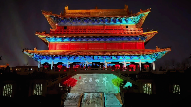 走进许昌,夜游三国,赢康科影达参与打造春秋楼投影秀 走进许昌,夜游三国,赢康科影达参与打造春秋楼投影秀