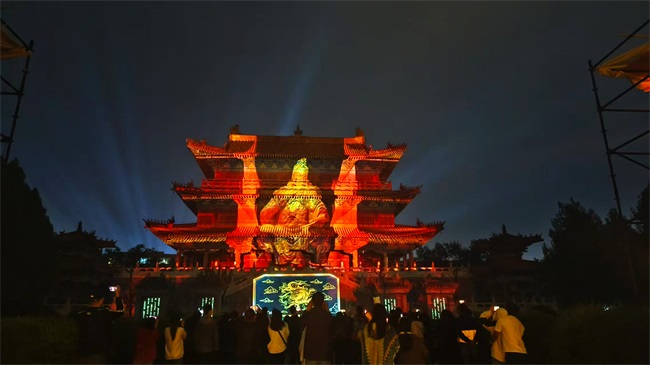 走进许昌,夜游三国,赢康科影达参与打造春秋楼投影秀 走进许昌,夜游三国,赢康科影达参与打造春秋楼投影秀