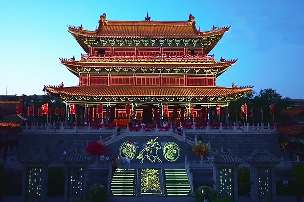 河南许昌春秋楼投影秀