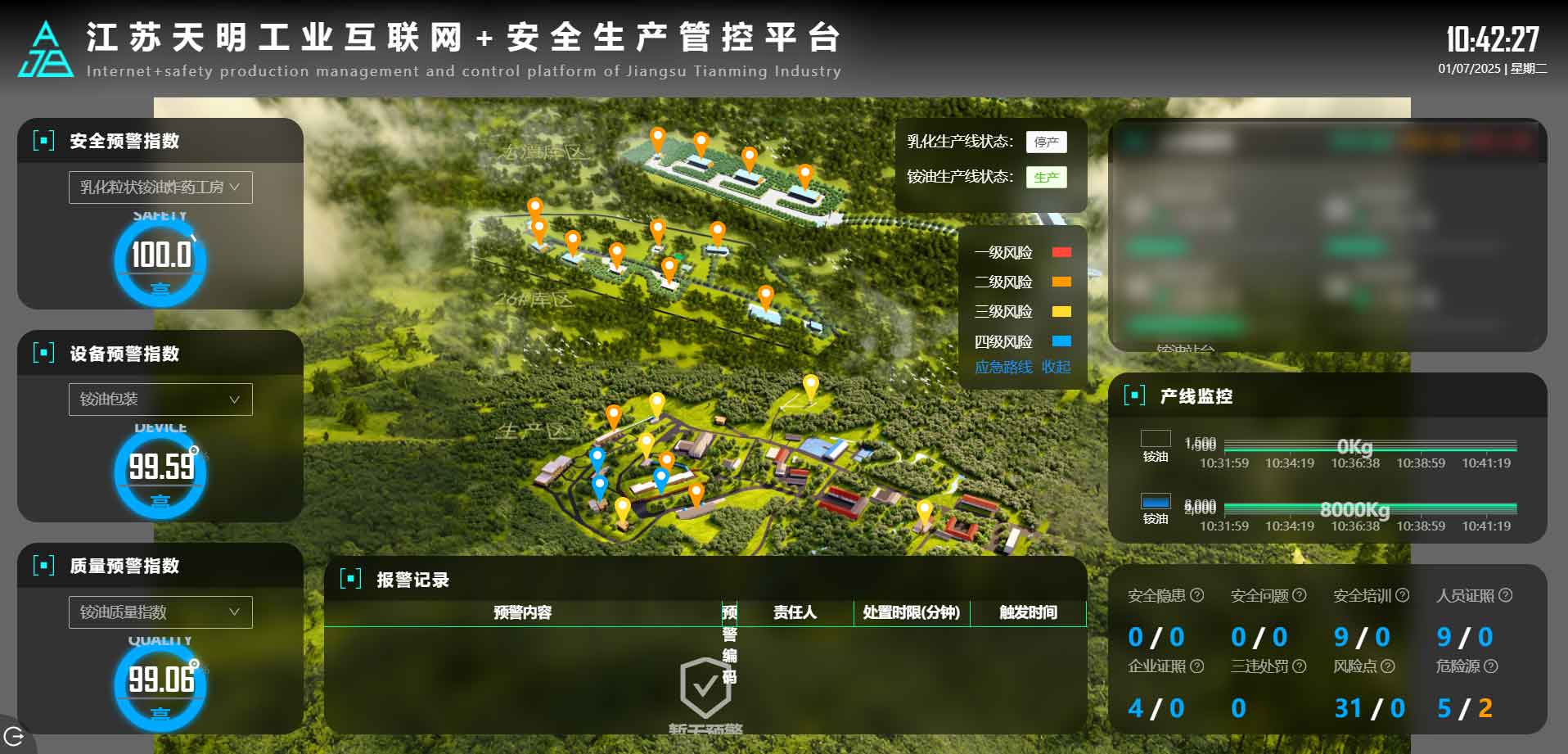 江苏天明喜获先进级智能工厂