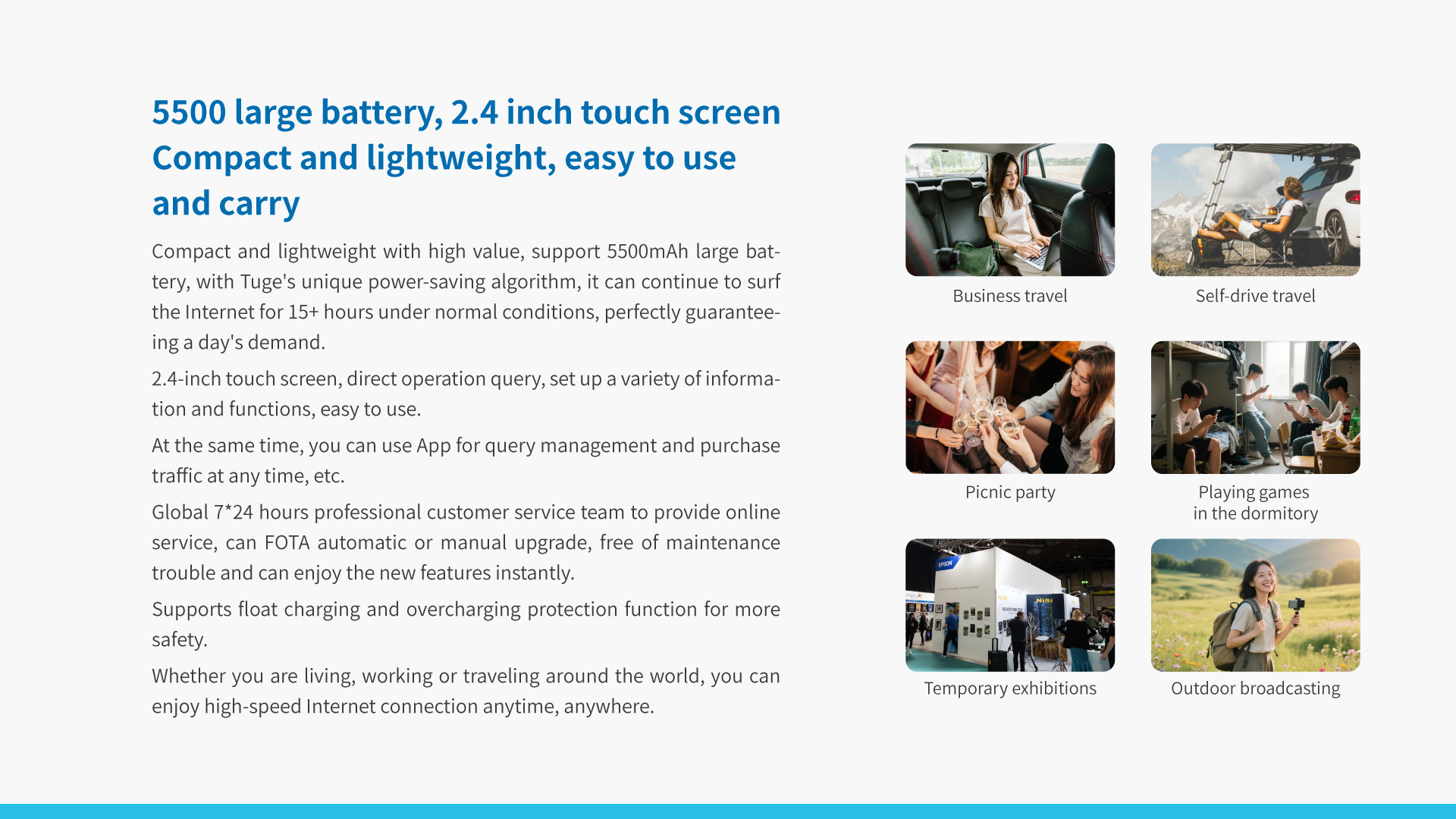 5G Global vSIM pocket WiFi T50