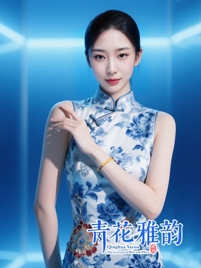 金庆丰原创｜经典与潮流的碰撞，《青花雅韵》腕上生辉！