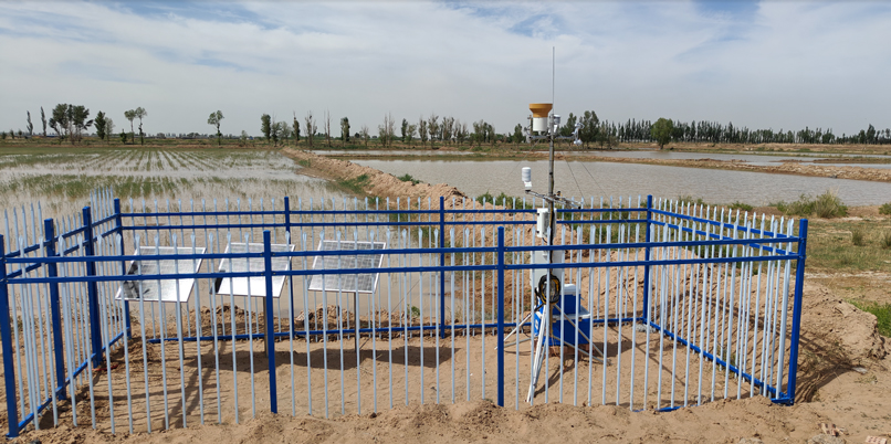 Open-circuit eddy covariance measurement system Ordos River and Lake Protection Center