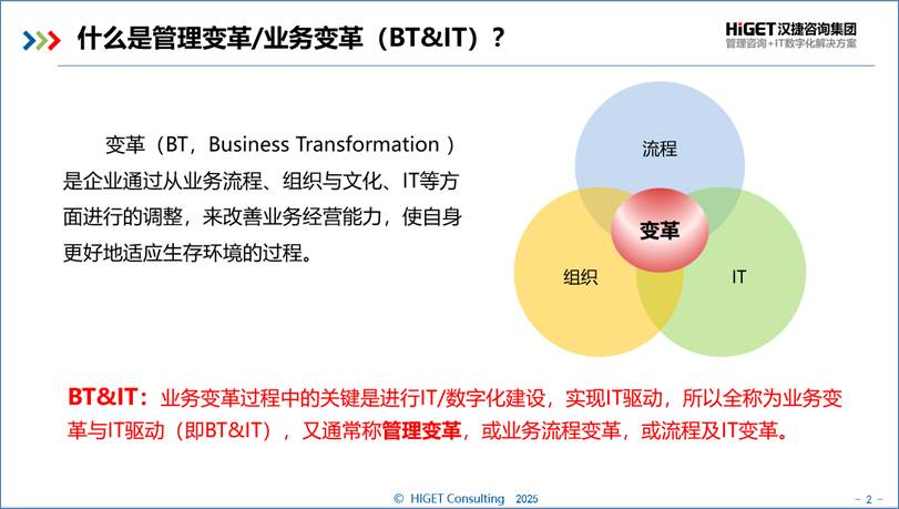 BT&IT管理变革咨询 BT&IT管理变革咨询