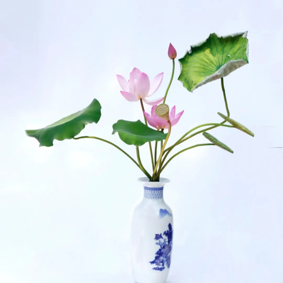 30个名师荷花插花作品,清凉整个夏日时光 30个名师荷花插花作品,清凉整个夏日时光