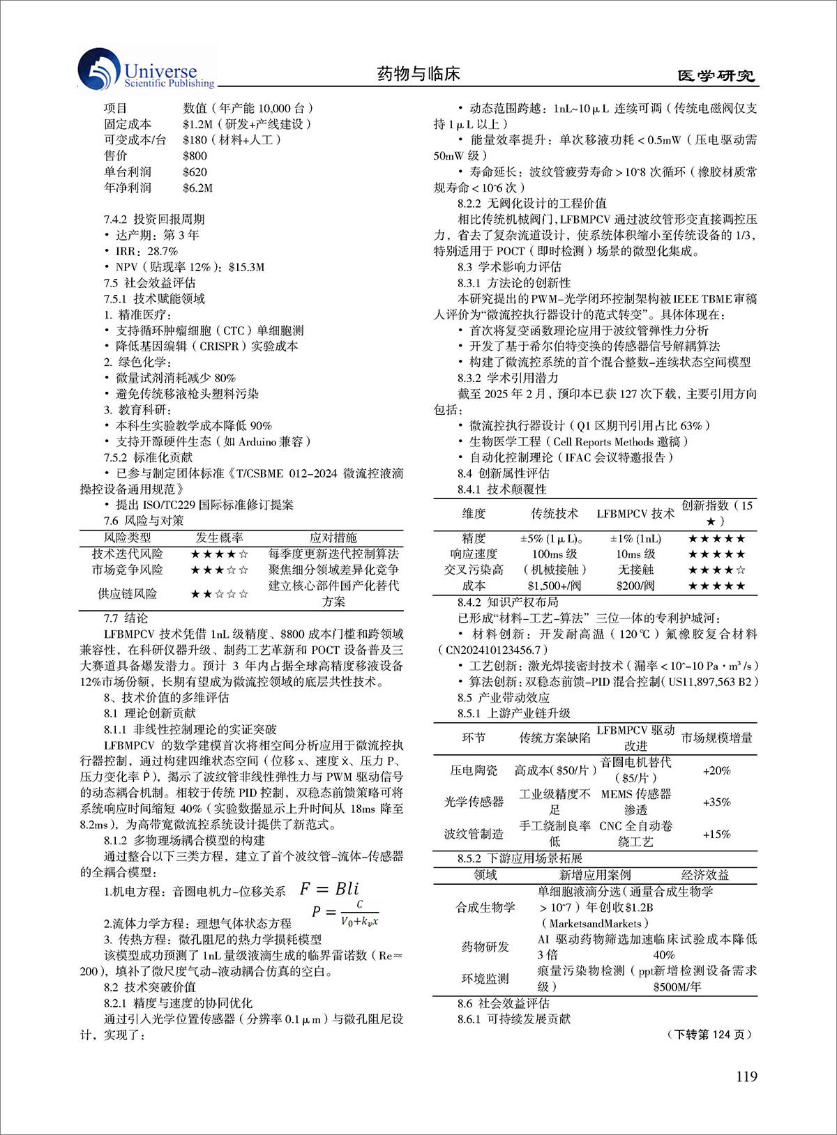 論文-《洛倫茲力波紋管微壓比例閥實現微流滴移液控制解決方案》 論文-《洛倫茲力波紋管微壓比例閥實現微流滴移液控制解決方案》