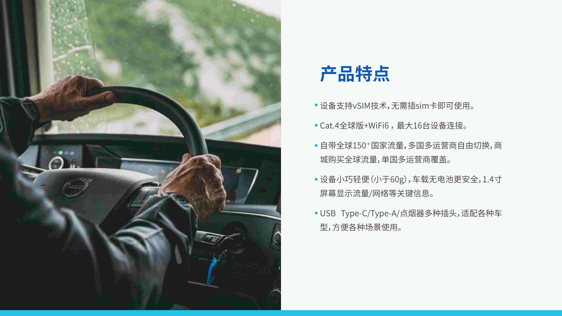 全球版車載4G路由器 TD20
