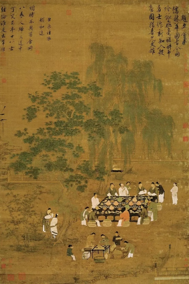 一起学学古画里的插花