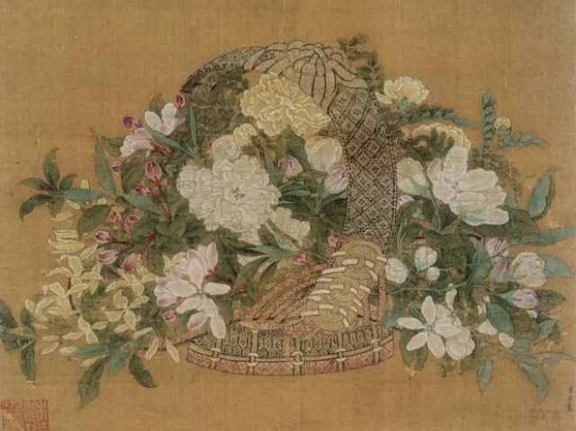 一起学学古画里的插花