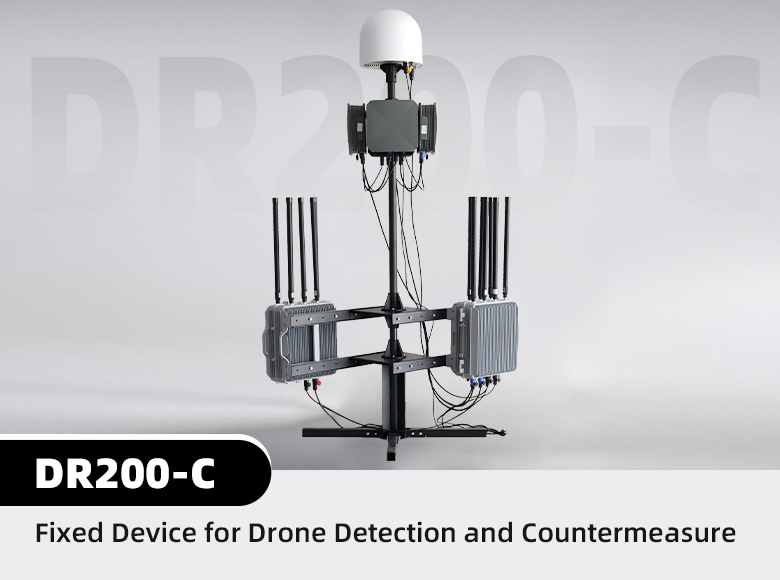 DR200-C Fixed Drone Detection and Jamming Device