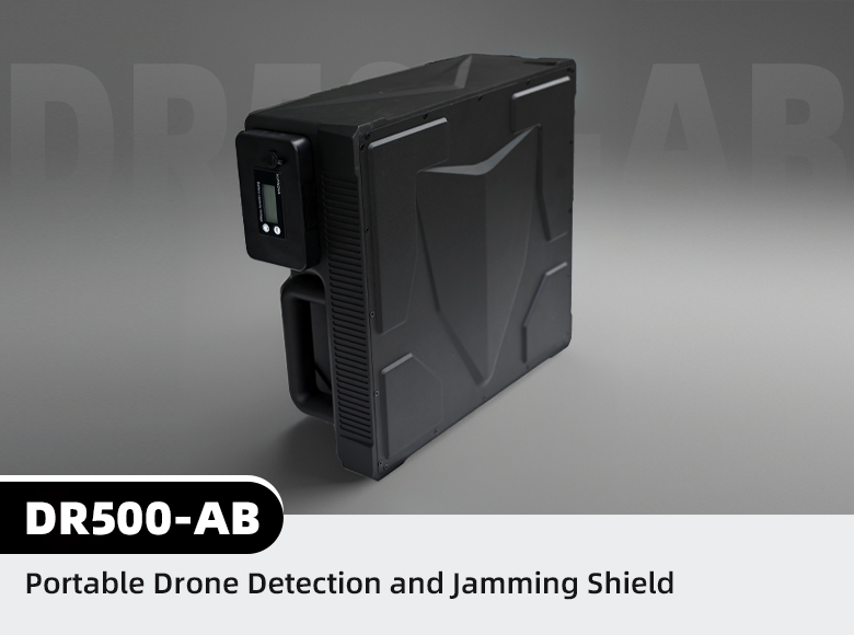 DR500-AB Portable Drone Detection and Jamming Shield