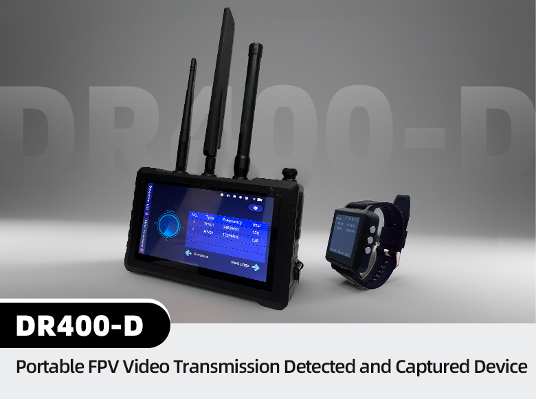 DR400-D Portable FPV Video Transmission Detected and Captured Device