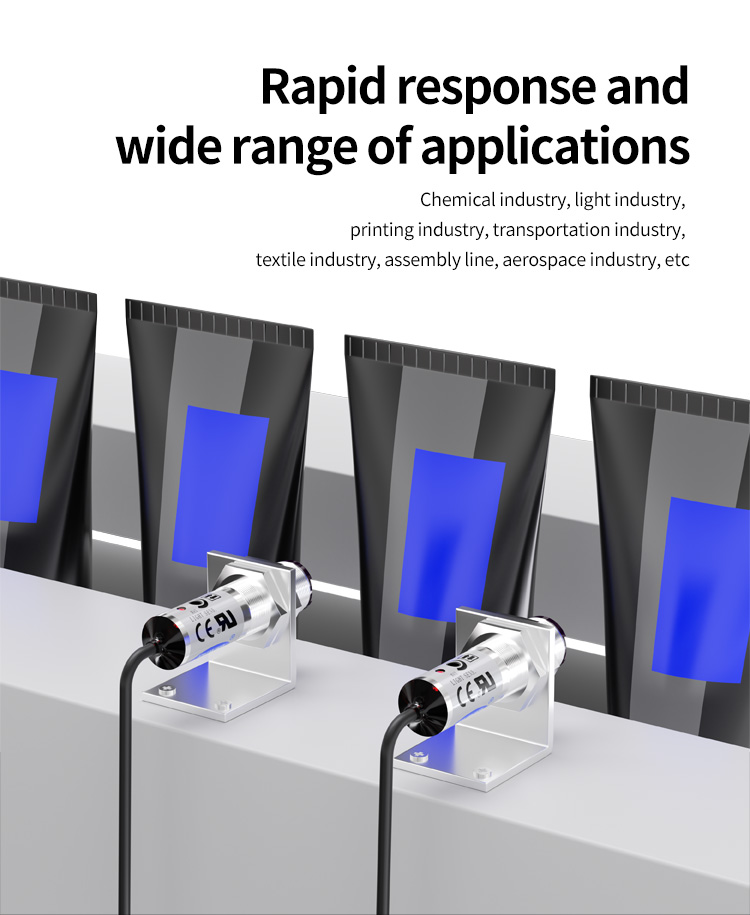 Diffuse Reflective Photoelectric Switch CDD-40N-3M: Industrial-Grade Stable Detection, a Reliable Choice for 40cm Detection Distance Diffuse Reflective Photoelectric Switch CDD-40N-3M: Industrial-Grade Stable Detection, a Reliable Choice for 40cm Detection Distance