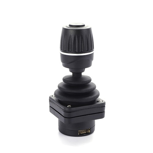 single axis joystick with spring return mechanism