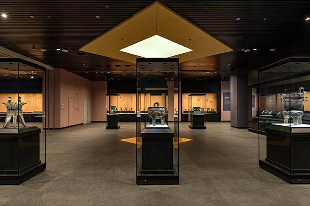 河南殷墟博物馆新馆展项投影