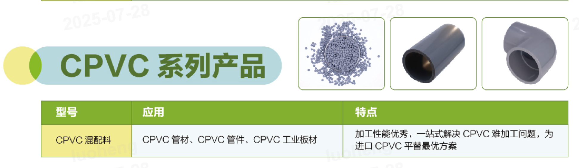 CPVC 系列产品