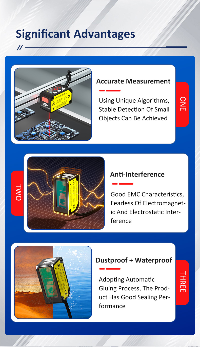 FSD13 Series CMOS Laser Displacement Sensors: 5μm-level precision measurement, 1000Hz high-speed response, anti-interference and waterproof, suitable for multiple scenarios FSD13 Series CMOS Laser Displacement Sensors: 5μm-level precision measurement, 1000Hz high-speed response, anti-interference and waterproof, suitable for multiple scenarios