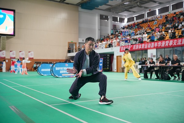 武联社秘书长李振啓应邀出席韵动牛街民族体育运动嘉年华通臂拳交流展示大赛