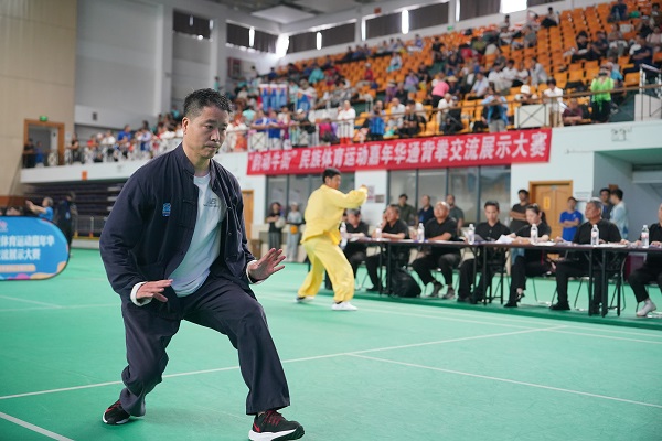 武联社秘书长李振啓应邀出席韵动牛街民族体育运动嘉年华通臂拳交流展示大赛