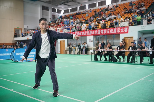 武联社秘书长李振啓应邀出席韵动牛街民族体育运动嘉年华通臂拳交流展示大赛